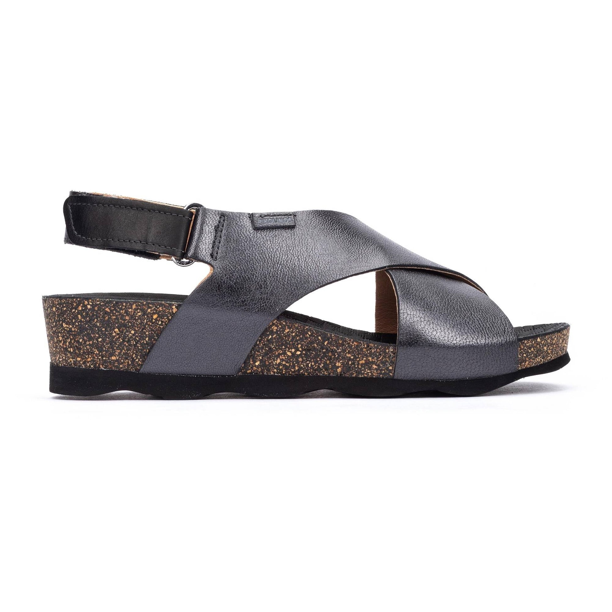 Pikolinos wedge sandals with hook-and-loop closure MAHON W9E-0912CLC1