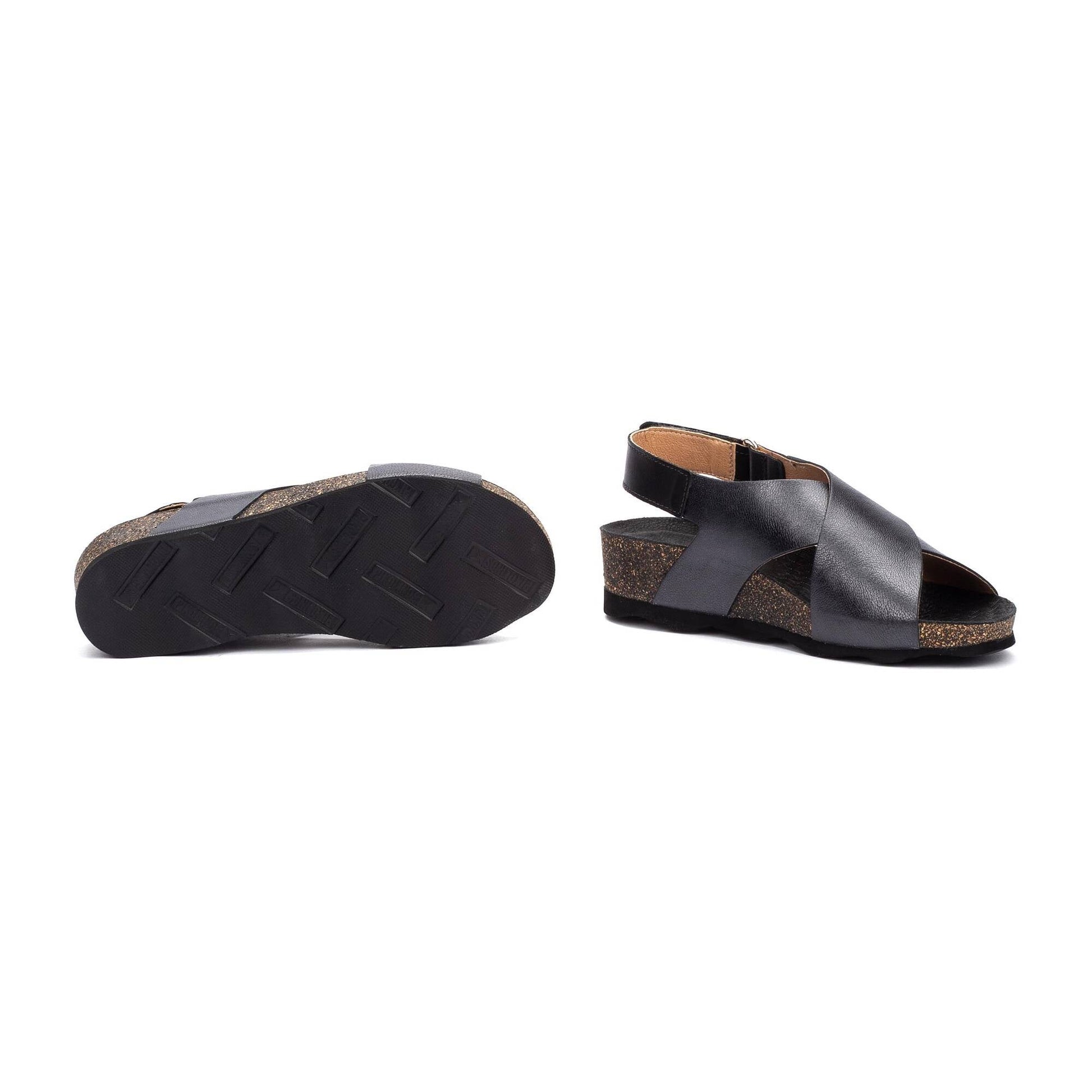 Pikolinos wedge sandals with hook-and-loop closure MAHON W9E-0912CLC1