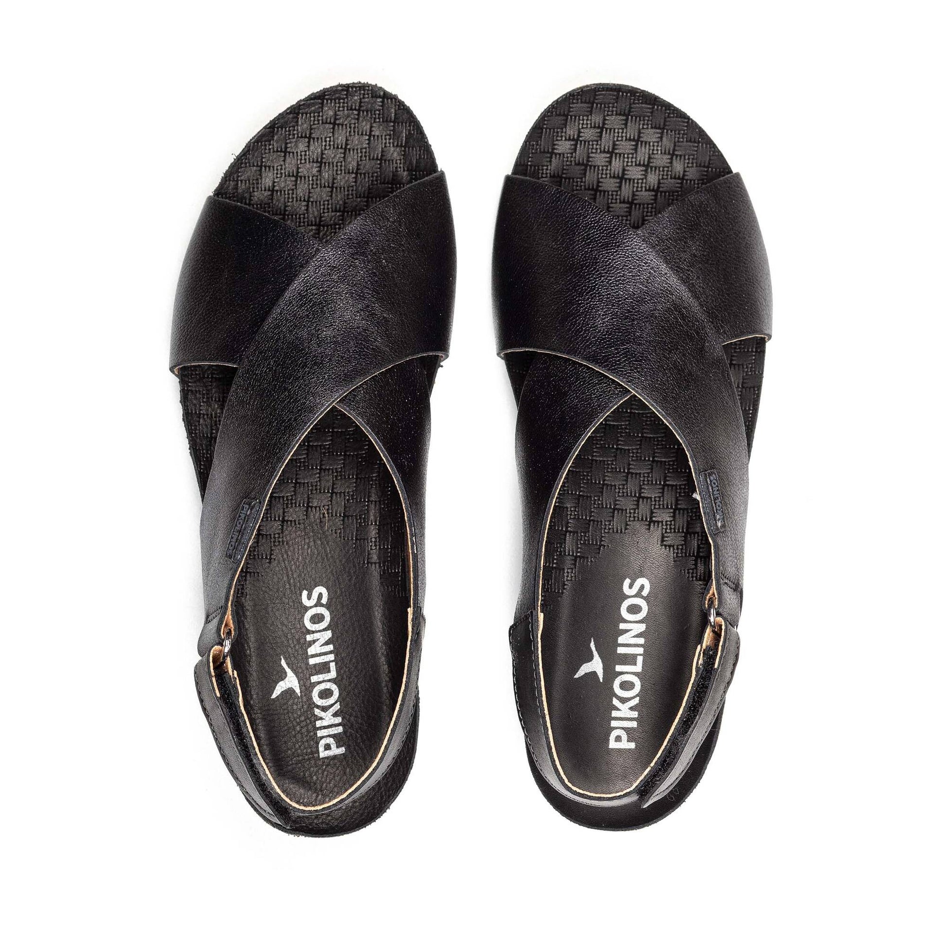 Pikolinos wedge sandals with hook-and-loop closure MAHON W9E-0912CLC1