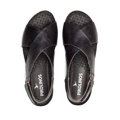 Pikolinos wedge sandals with hook-and-loop closure MAHON W9E-0912CLC1