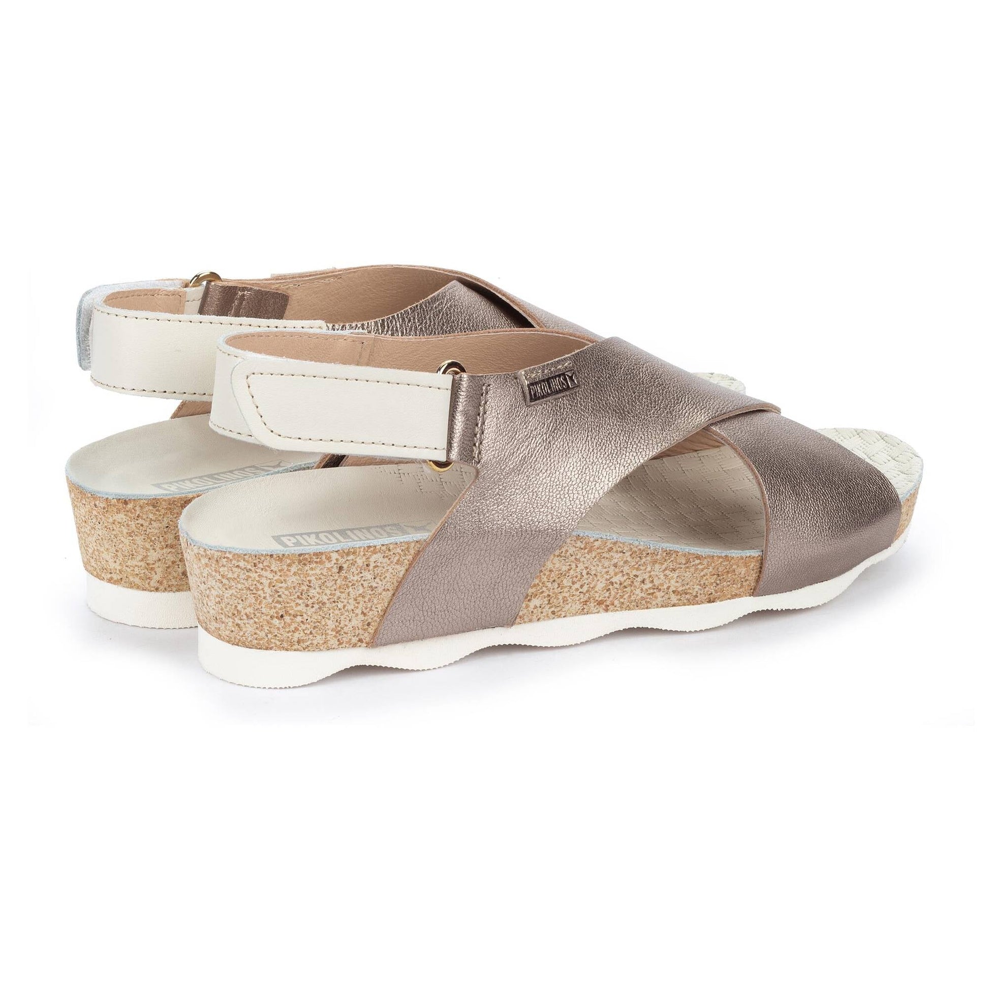 Pikolinos wedge sandals with hook-and-loop closure MAHON W9E-0912CLC1