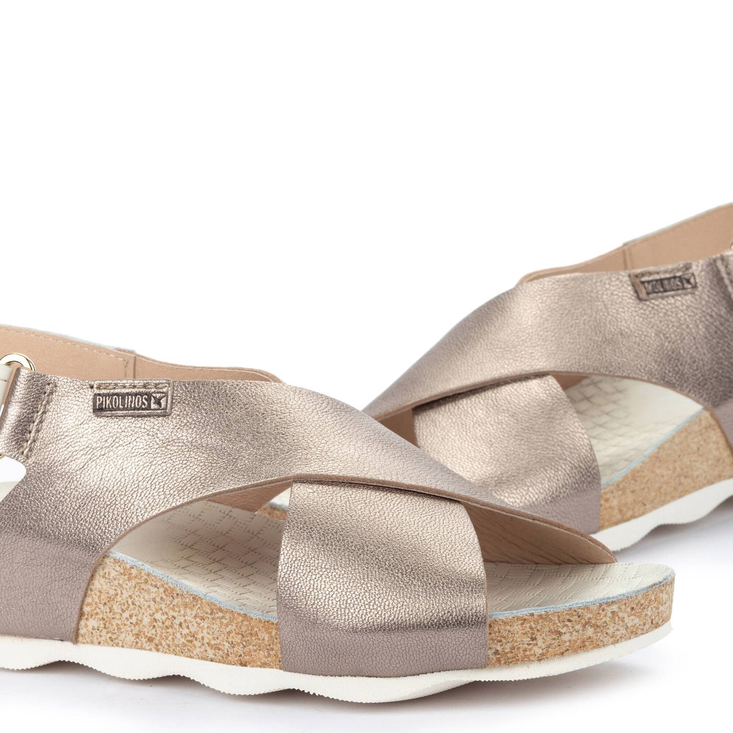 Pikolinos wedge sandals with hook-and-loop closure MAHON W9E-0912CLC1