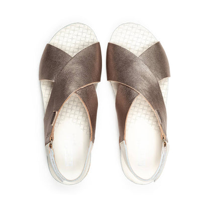 Pikolinos wedge sandals with hook-and-loop closure MAHON W9E-0912CLC1