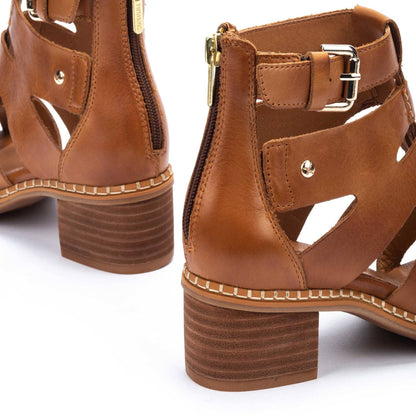 Pikolinos heeled block sandals with zipper BLANES W3H-1823