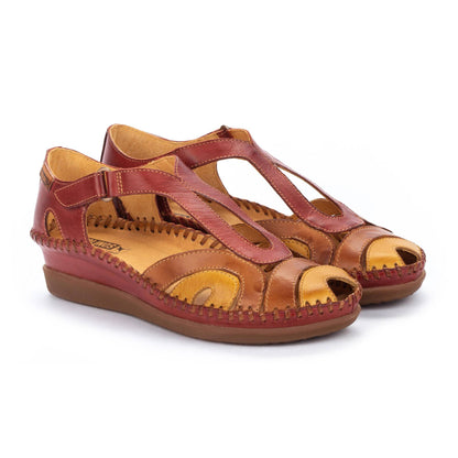 Pikolinos semi-open shoes with hook-and-loop closure CADAQUES W8K-1569C1
