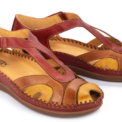 Pikolinos semi-open shoes with hook-and-loop closure CADAQUES W8K-1569C1