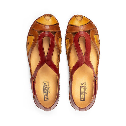Pikolinos semi-open shoes with hook-and-loop closure CADAQUES W8K-1569C1