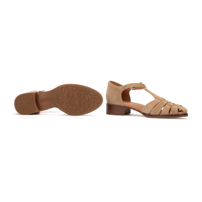 Pikolinos semi-open shoes with buckle VALENCIA W7D-1835SE