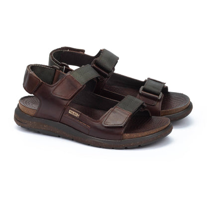 Pikolinos flat sandals with hook-and-loop closure NIJAR M0B-0122