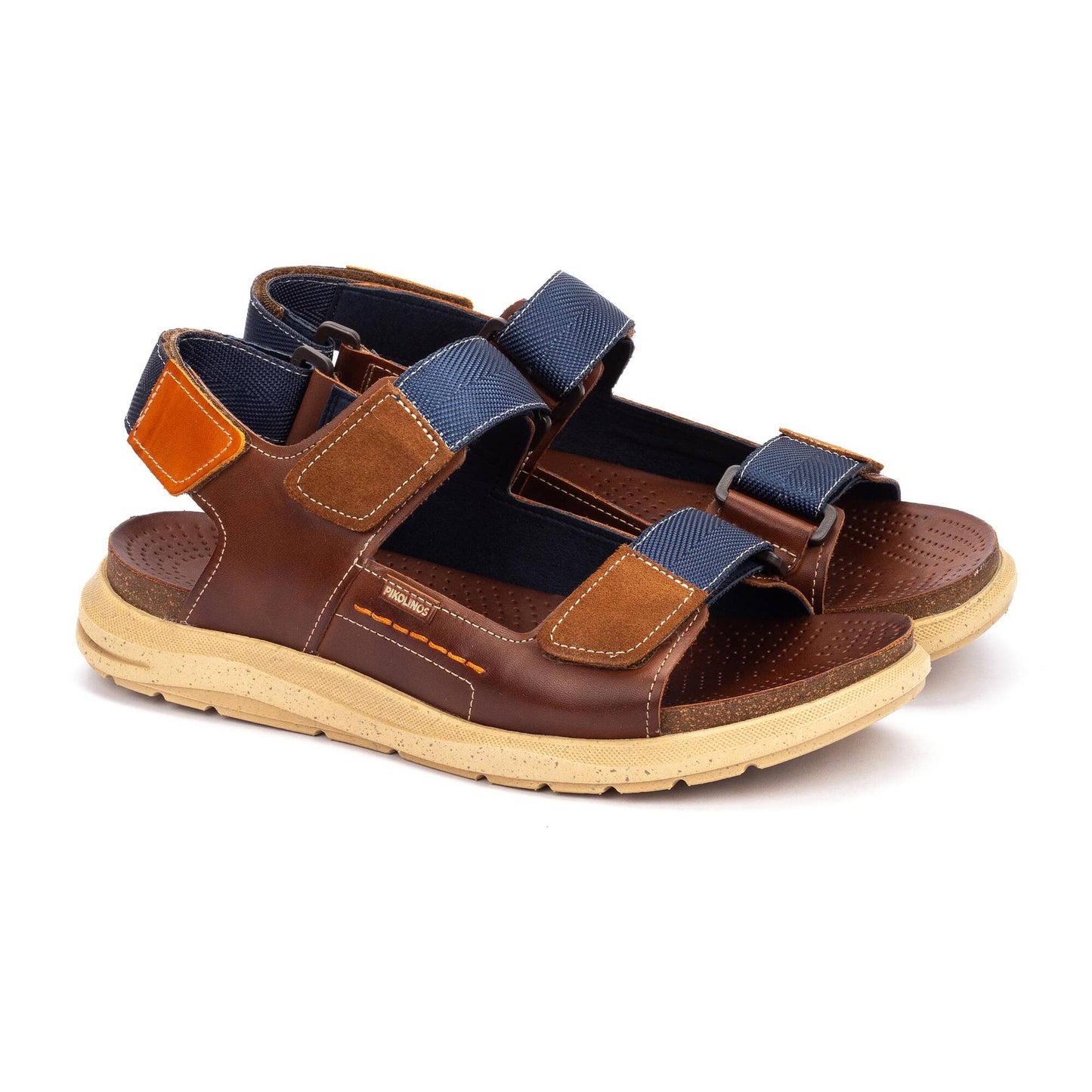 Pikolinos flat sandals with hook-and-loop closure NIJAR M0B-0122C1