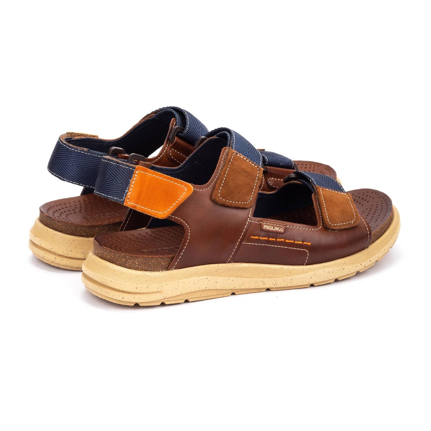 Pikolinos flat sandals with hook-and-loop closure NIJAR M0B-0122C1