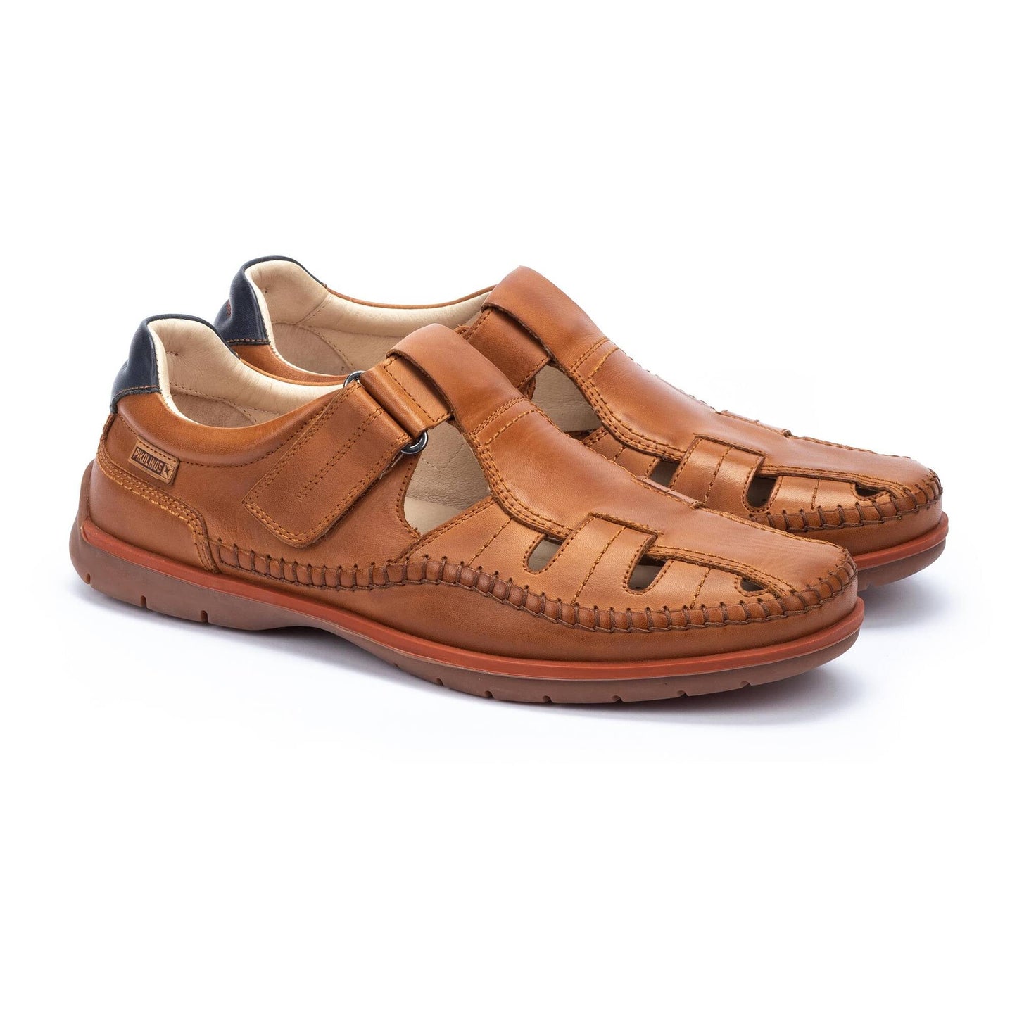 Pikolinos flat sandals with hook-and-loop closure MARBELLA M9A-0051