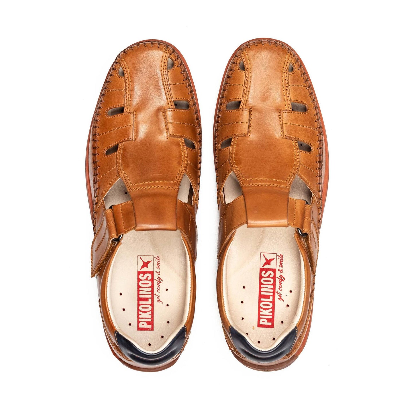 Pikolinos flat sandals with hook-and-loop closure MARBELLA M9A-0051