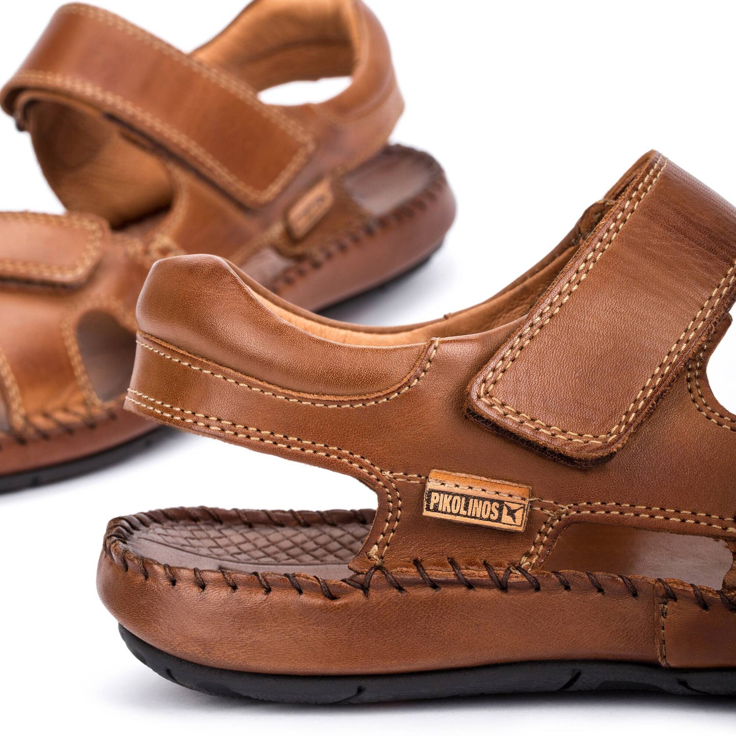 Pikolinos flat sandals with hook-and-loop closure TARIFA 06J-5818