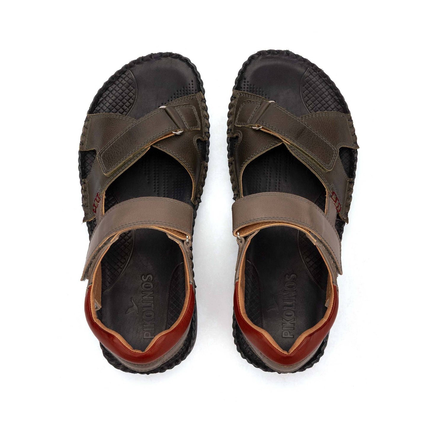 Pikolinos flat sandals with hook-and-loop closure TARIFA 06J-5818C2