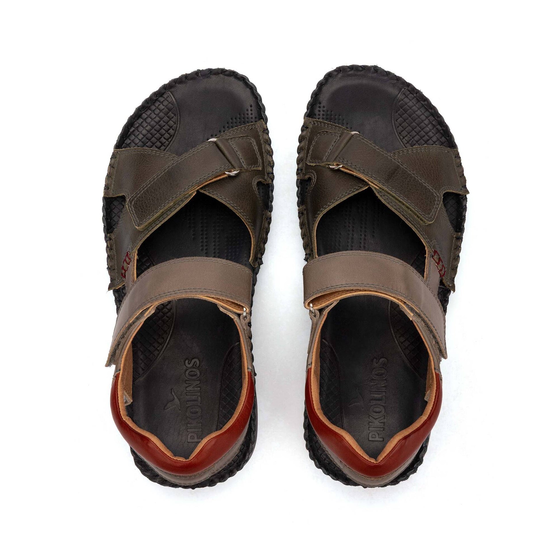 Pikolinos flat sandals with hook-and-loop closure TARIFA 06J-5818C2