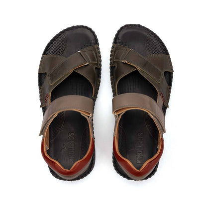 Pikolinos flat sandals with hook-and-loop closure TARIFA 06J-5818C2