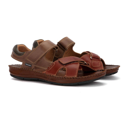 Pikolinos flat sandals with hook-and-loop closure TARIFA 06J-5818C2