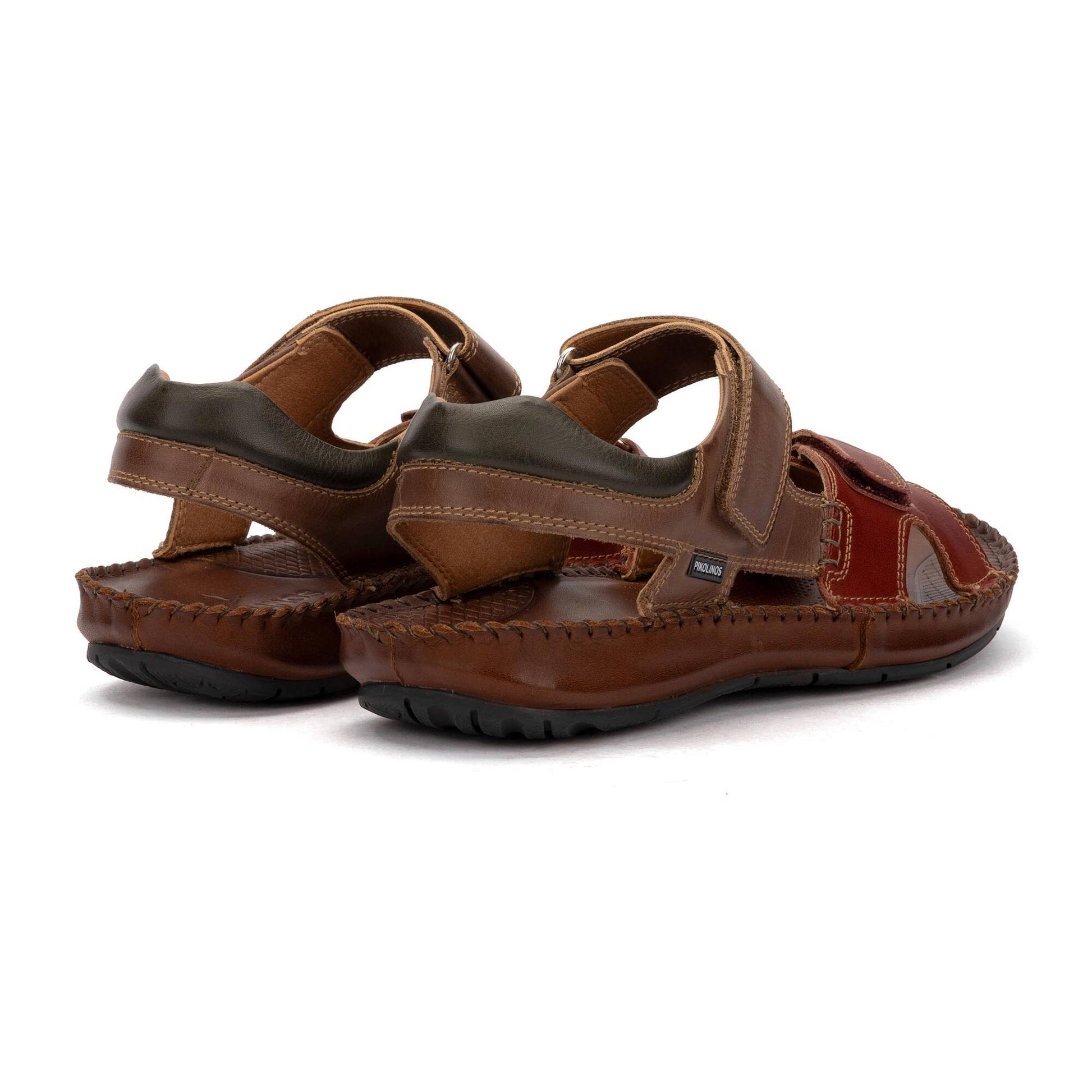 Pikolinos flat sandals with hook-and-loop closure TARIFA 06J-5818C2