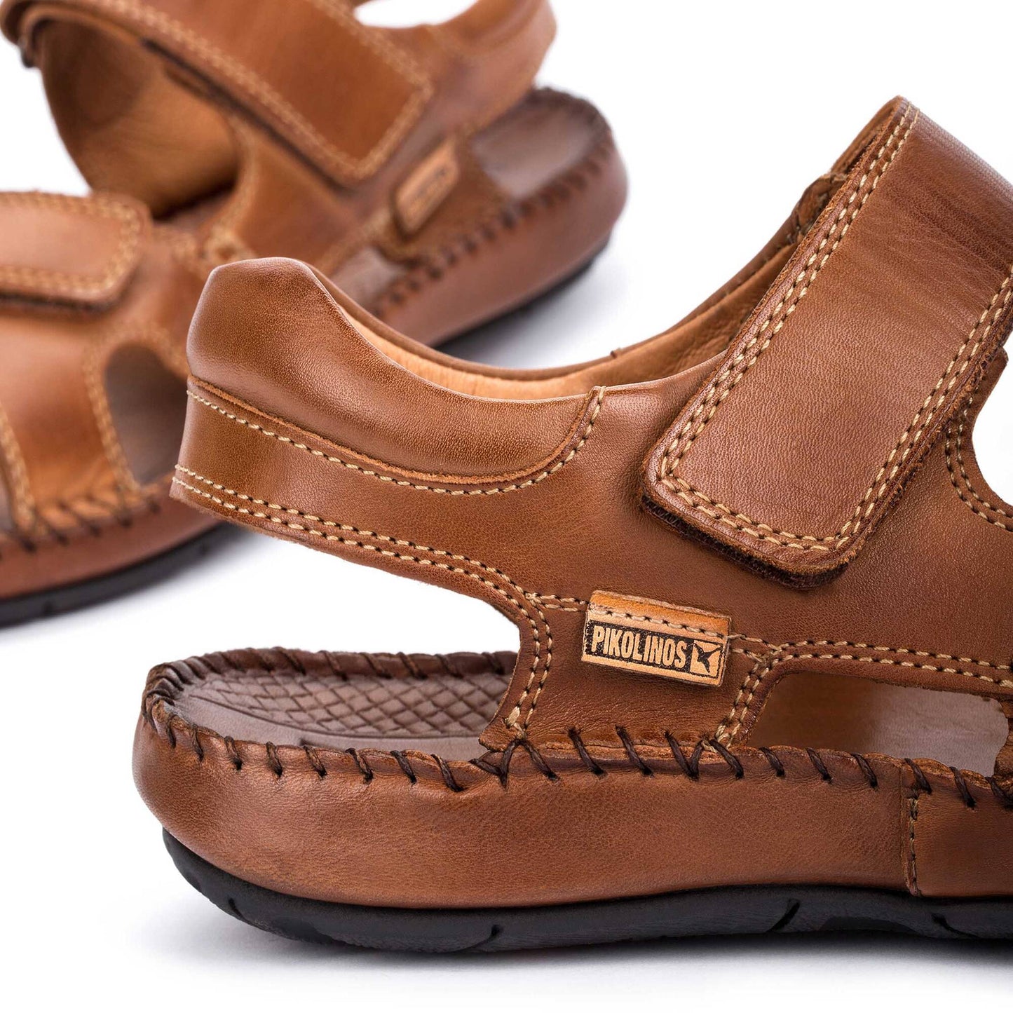 Pikolinos flat sandals with hook-and-loop closure TARIFA 06J-5818XL