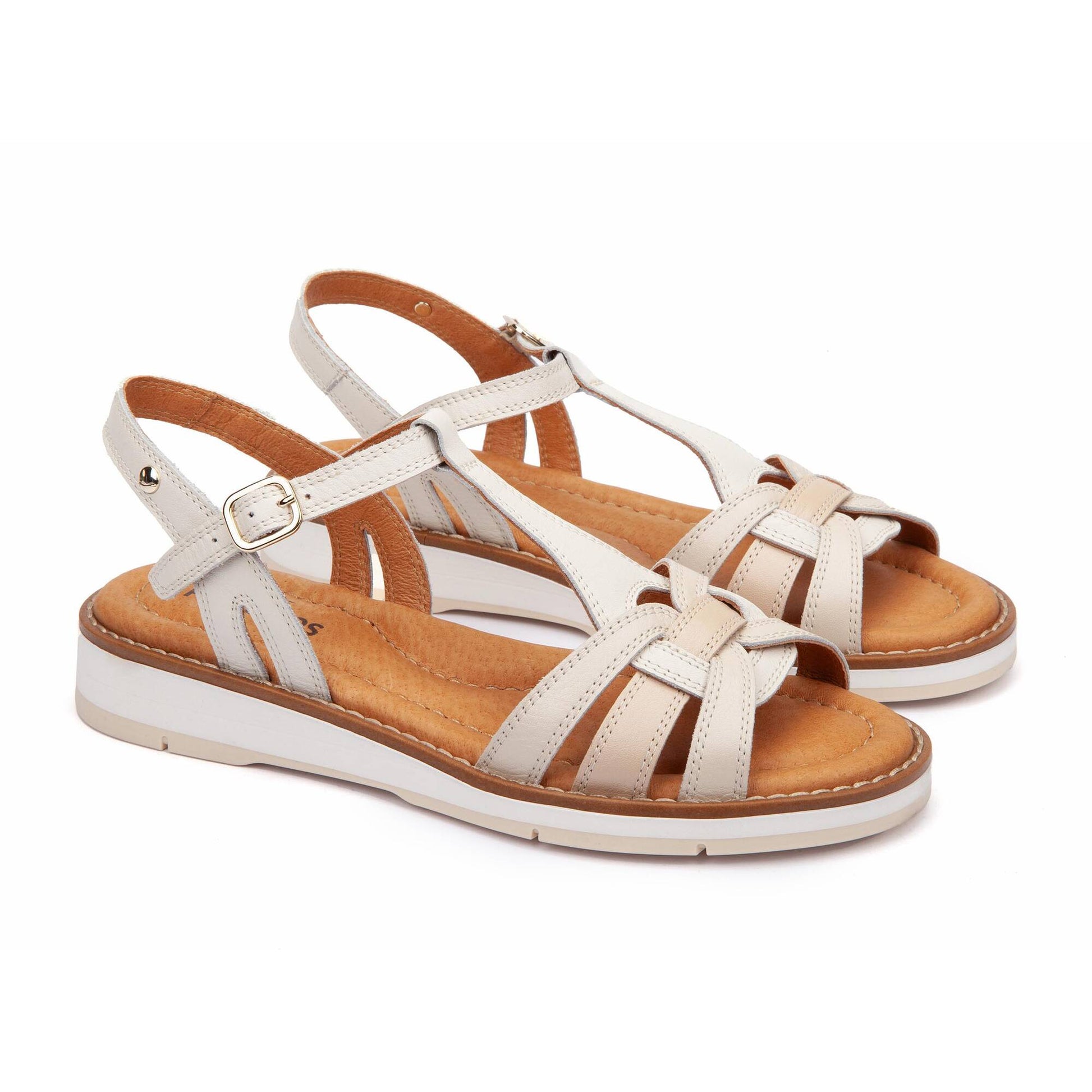 Pikolinos flat sandals with buckle ROQUETAS W9B-0789C1