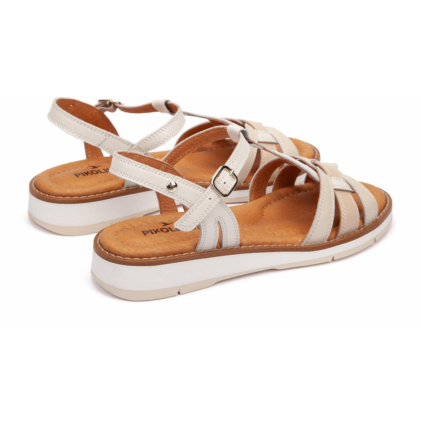 Pikolinos flat sandals with buckle ROQUETAS W9B-0789C1
