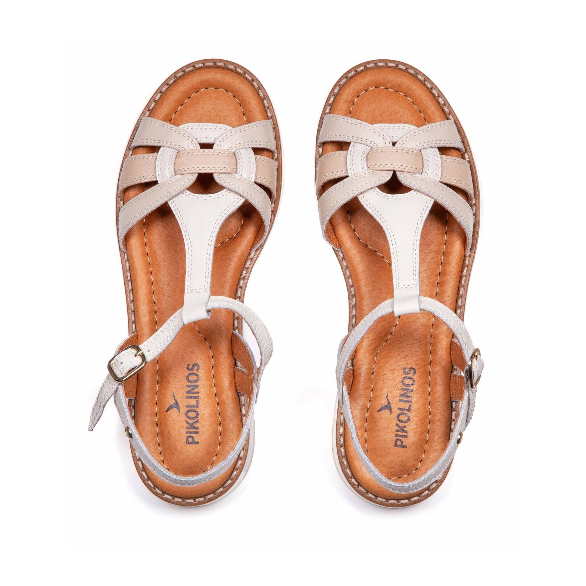 Pikolinos flat sandals with buckle ROQUETAS W9B-0789C1