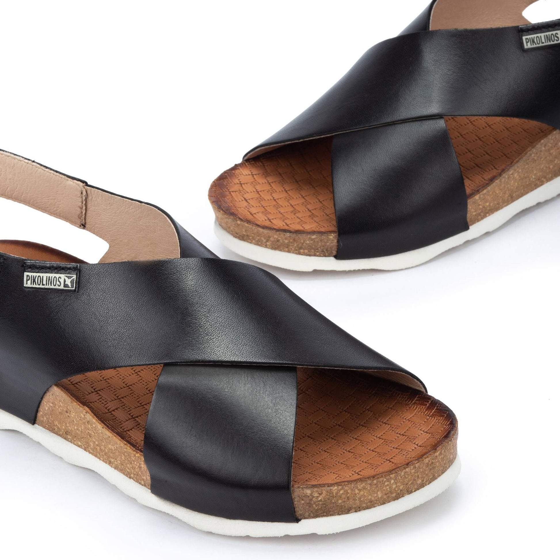 Pikolinos wedge sandals with hook-and-loop closure MAHON W9E-0912