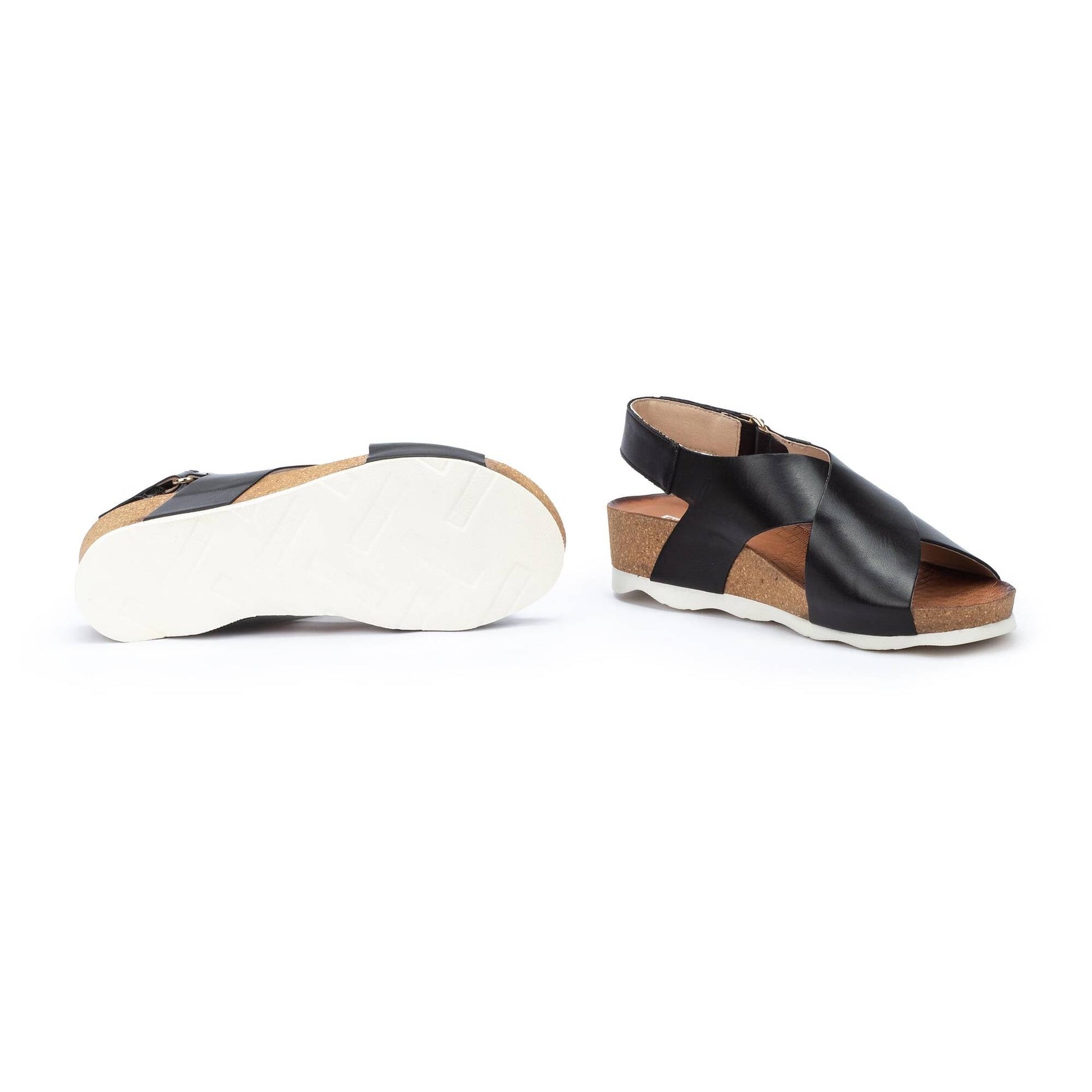 Pikolinos wedge sandals with hook-and-loop closure MAHON W9E-0912