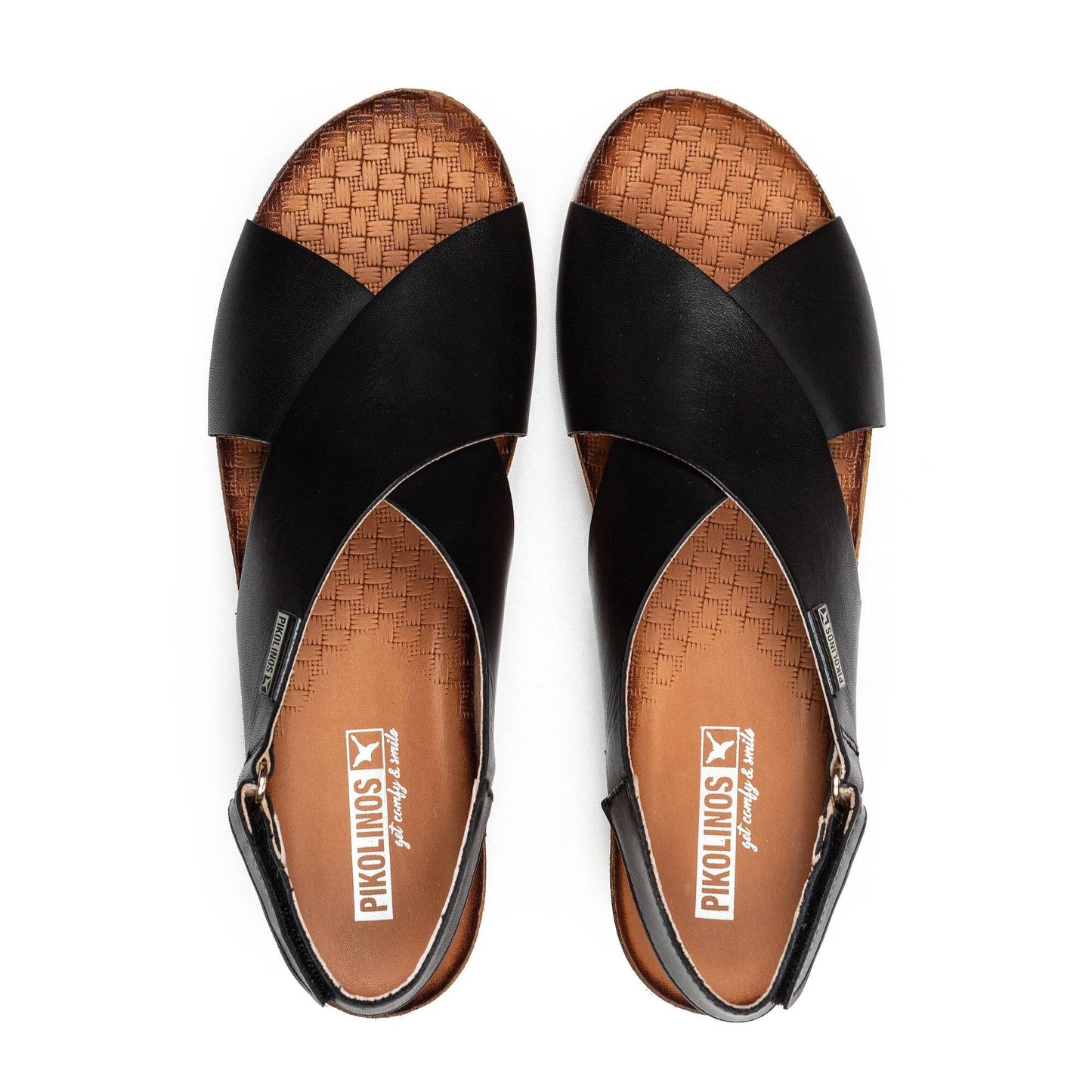 Pikolinos wedge sandals with hook-and-loop closure MAHON W9E-0912