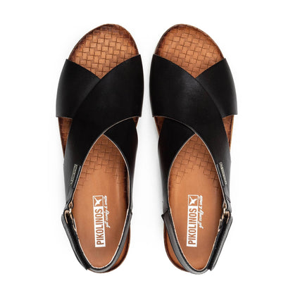 Pikolinos wedge sandals with hook-and-loop closure MAHON W9E-0912