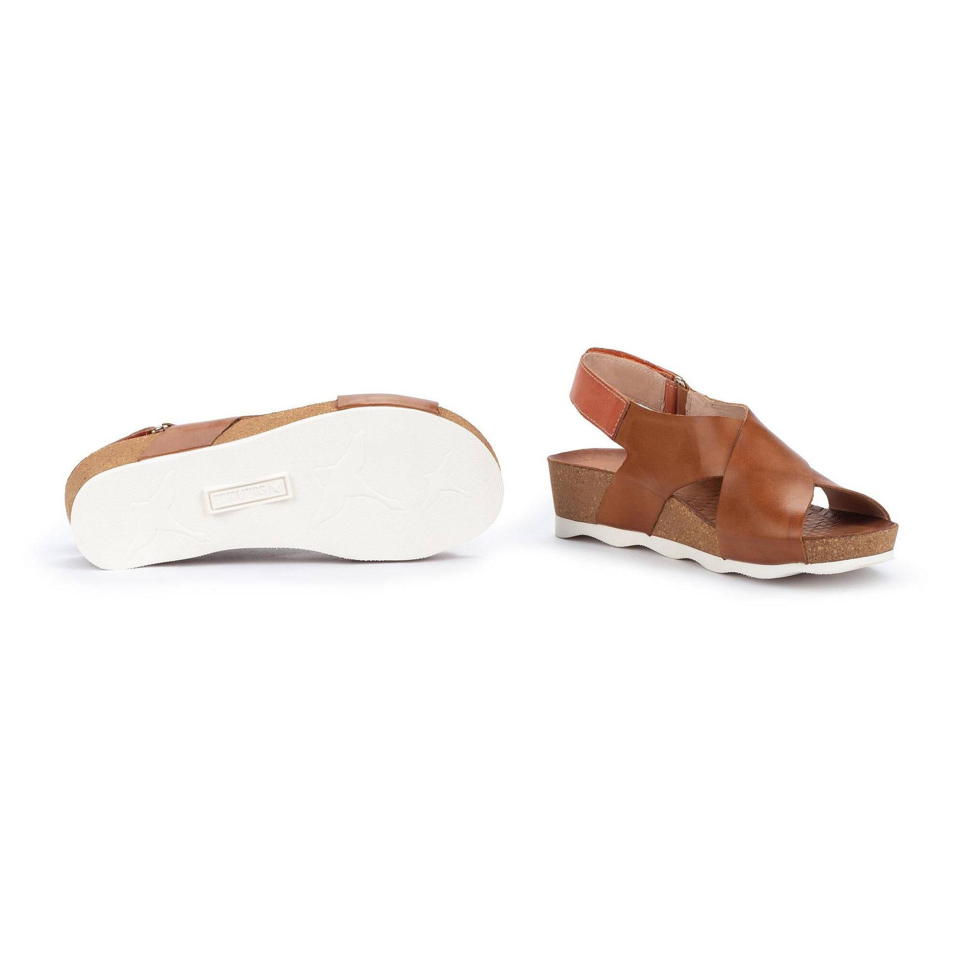 Pikolinos wedge sandals with hook-and-loop closure MAHON W9E-0912