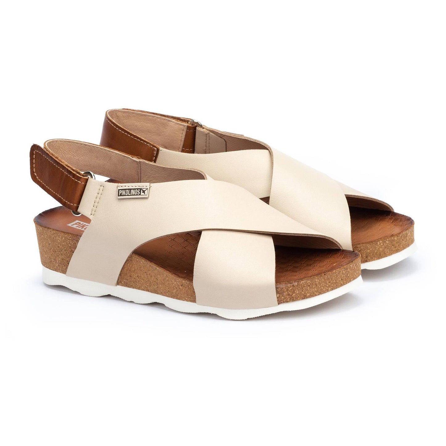 Pikolinos wedge sandals with hook-and-loop closure MAHON W9E-0912