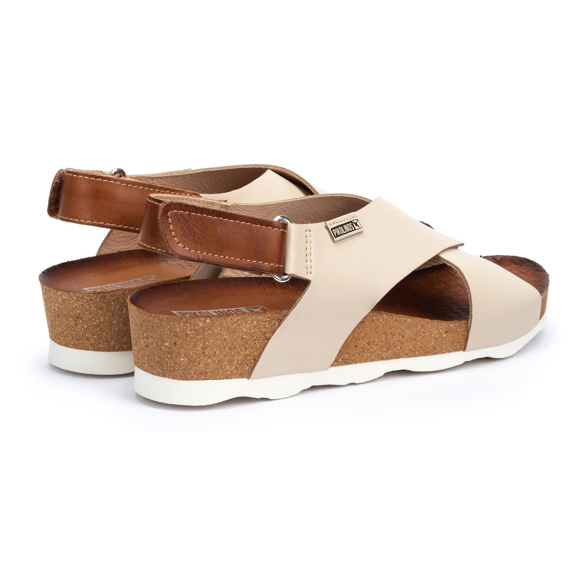 Pikolinos wedge sandals with hook-and-loop closure MAHON W9E-0912
