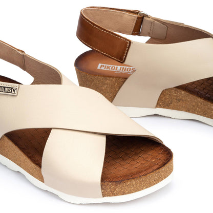 Pikolinos wedge sandals with hook-and-loop closure MAHON W9E-0912