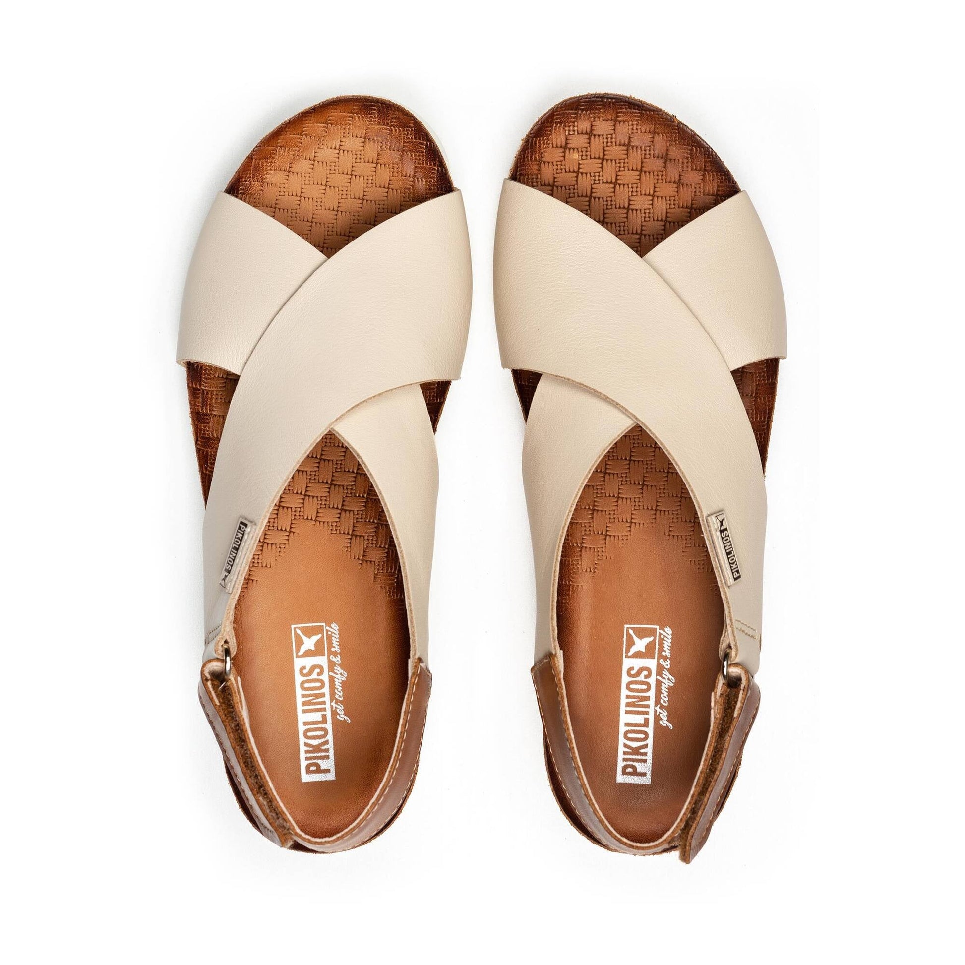 Pikolinos wedge sandals with hook-and-loop closure MAHON W9E-0912