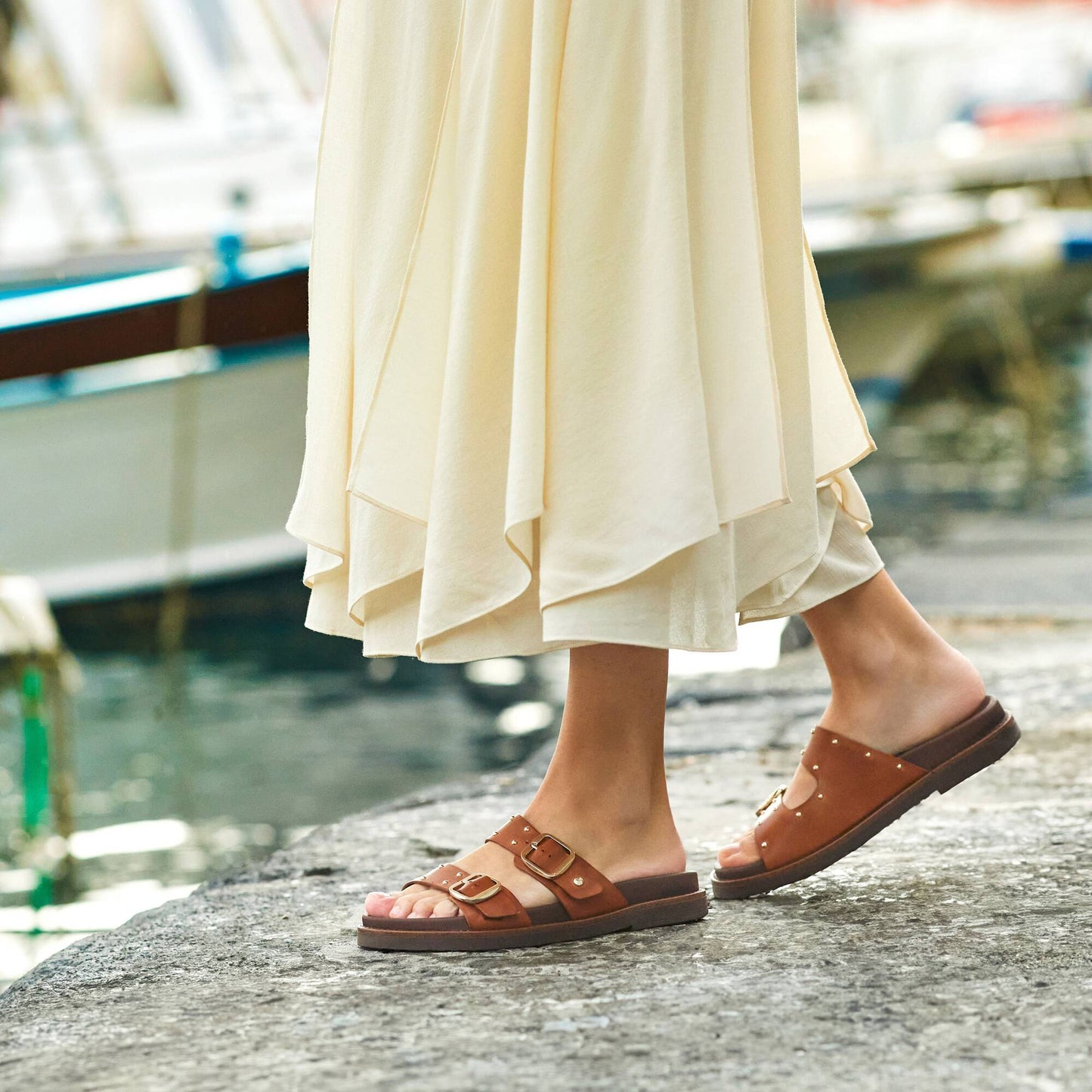 Pikolinos flat sandals with buckle AITANA W7Z-0939