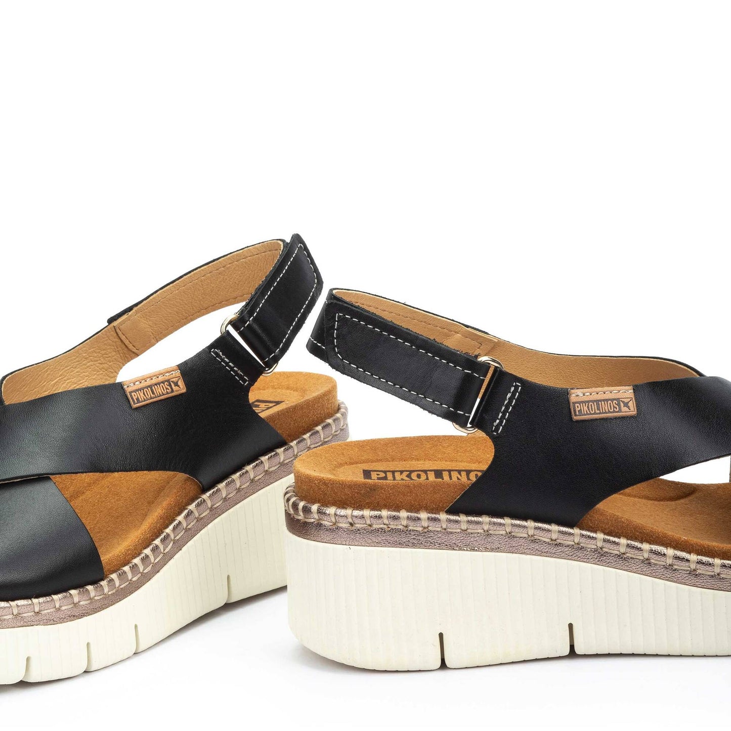Pikolinos wedge sandals with hook-and-loop closure GOMERA W0K-0606C1