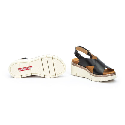 Pikolinos wedge sandals with hook-and-loop closure GOMERA W0K-0606C1