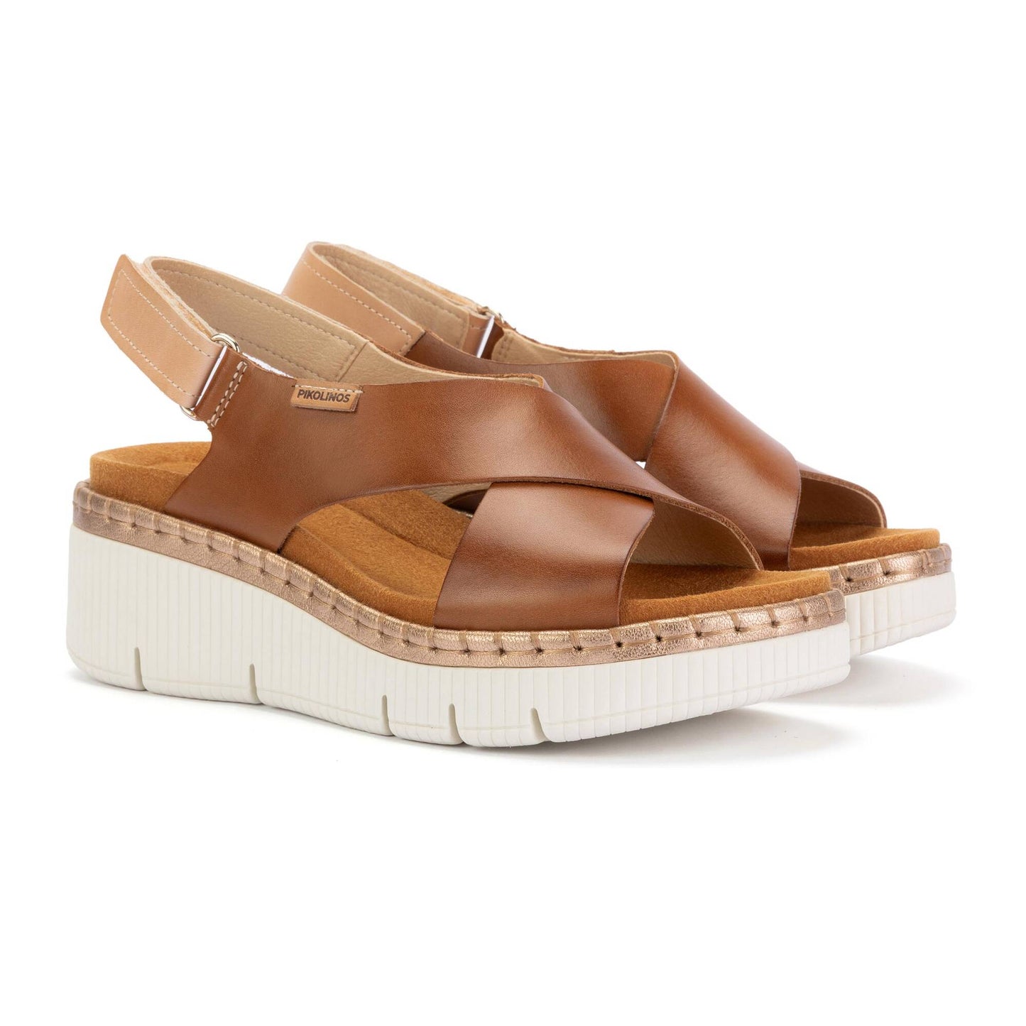 Pikolinos wedge sandals with hook-and-loop closure GOMERA W0K-0606C1