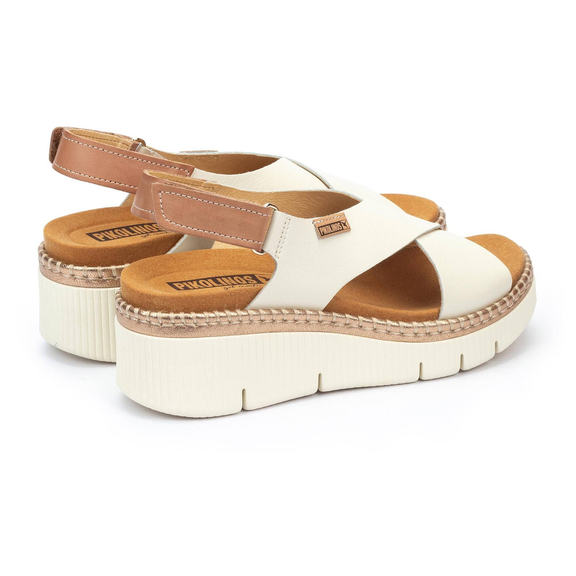 Pikolinos wedge sandals with hook-and-loop closure GOMERA W0K-0606C1