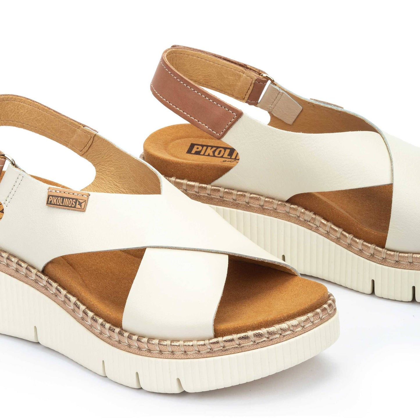 Pikolinos wedge sandals with hook-and-loop closure GOMERA W0K-0606C1