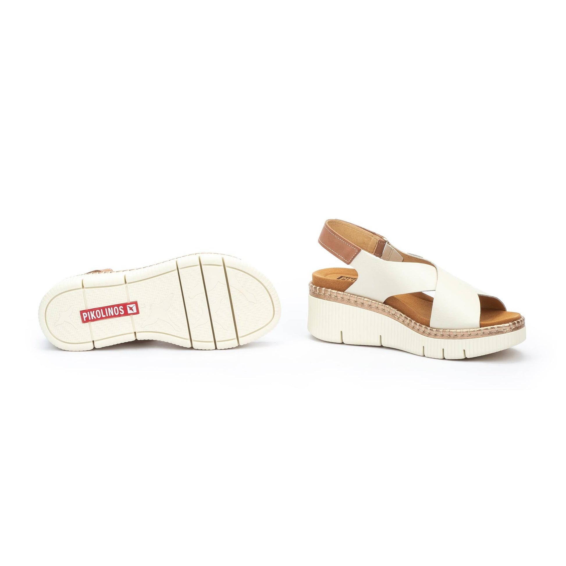 Pikolinos wedge sandals with hook-and-loop closure GOMERA W0K-0606C1