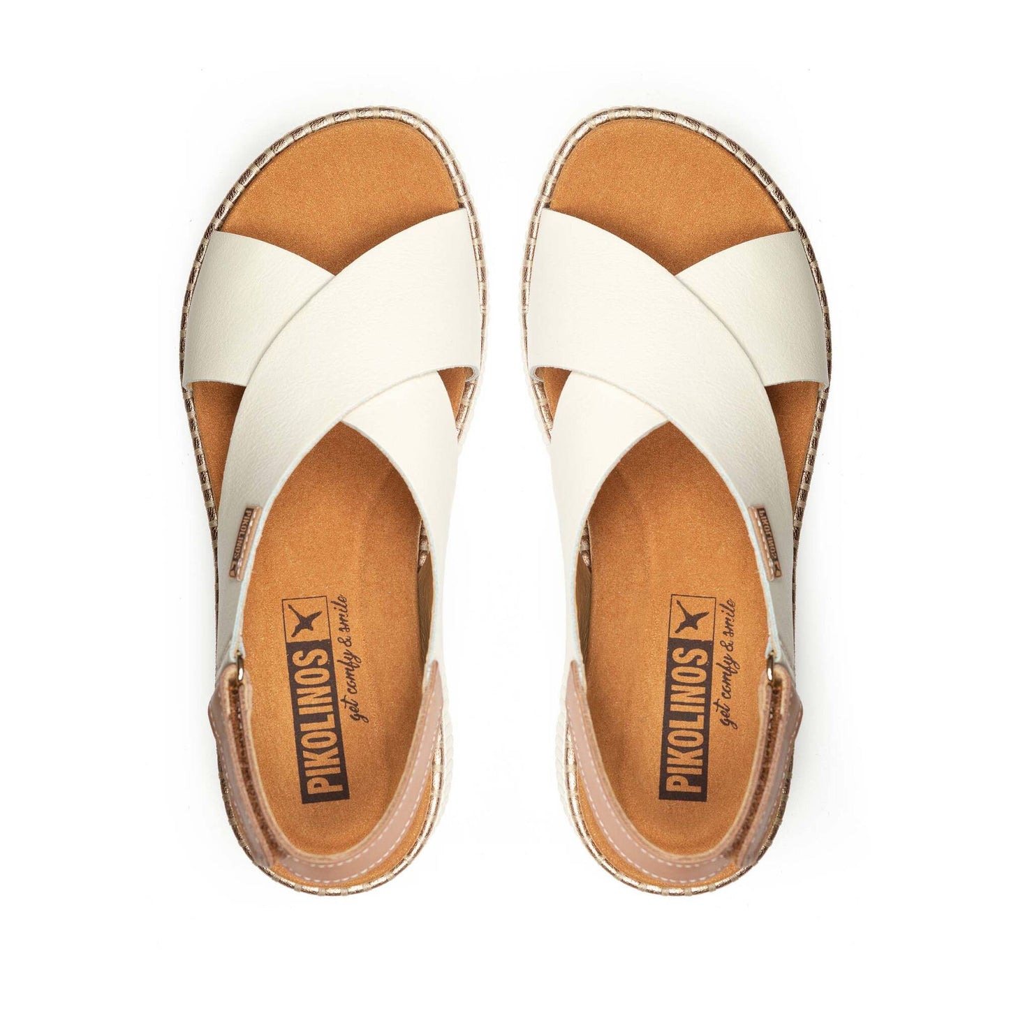 Pikolinos wedge sandals with hook-and-loop closure GOMERA W0K-0606C1