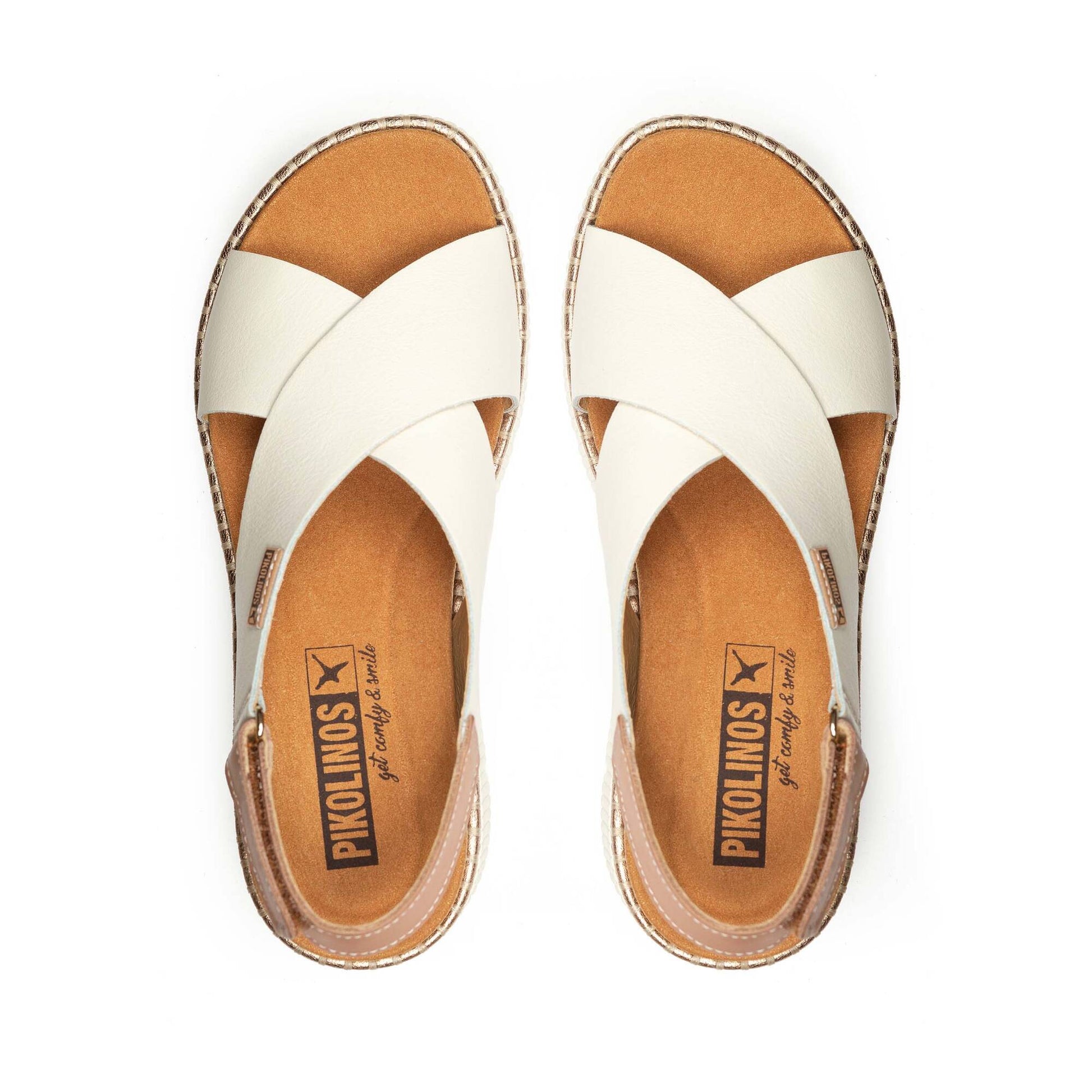 Pikolinos wedge sandals with hook-and-loop closure GOMERA W0K-0606C1