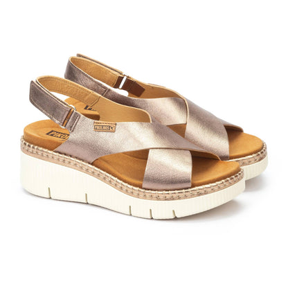 Pikolinos wedge sandals with hook-and-loop closure GOMERA W0K-0606CL