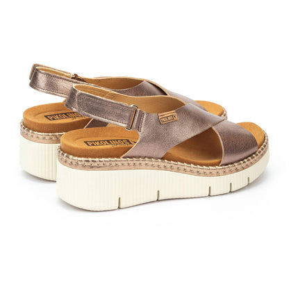 Pikolinos wedge sandals with hook-and-loop closure GOMERA W0K-0606CL