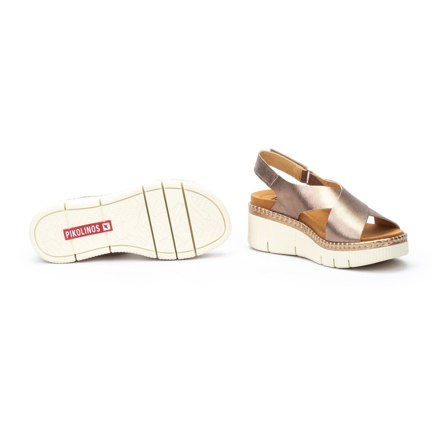 Pikolinos wedge sandals with hook-and-loop closure GOMERA W0K-0606CL