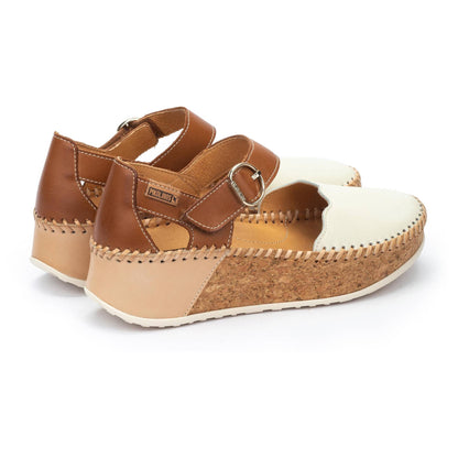 Pikolinos semi-open shoes with hook-and-loop closure MARINA W1C-0893C1
