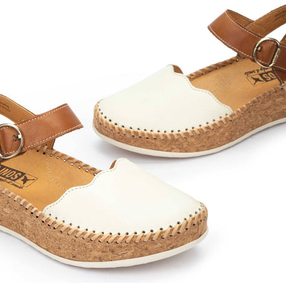 Pikolinos semi-open shoes with hook-and-loop closure MARINA W1C-0893C1